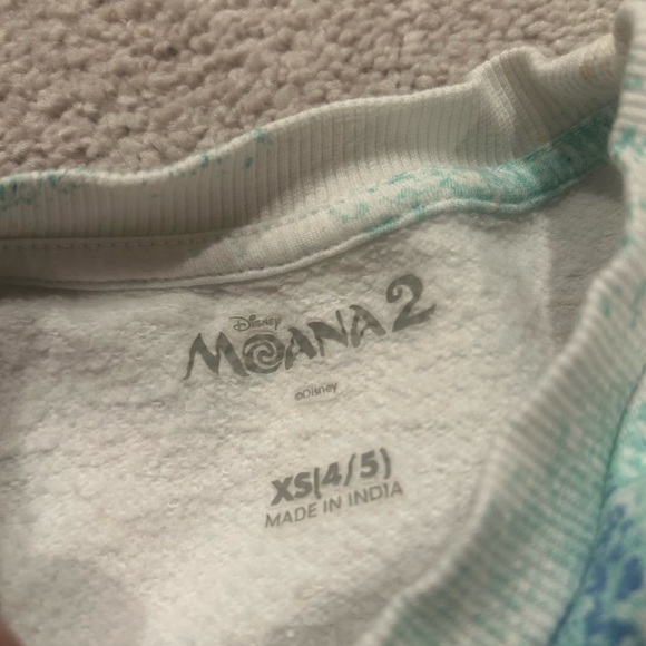 Disney Moana Epic Journeys Sweater - Blue, Yellow, White - Picture 4 of 5